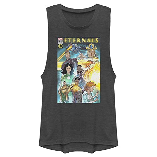 T-Shirt Femme Marvel Eternals : Solution Style Coloré pour Look Muscle Junior