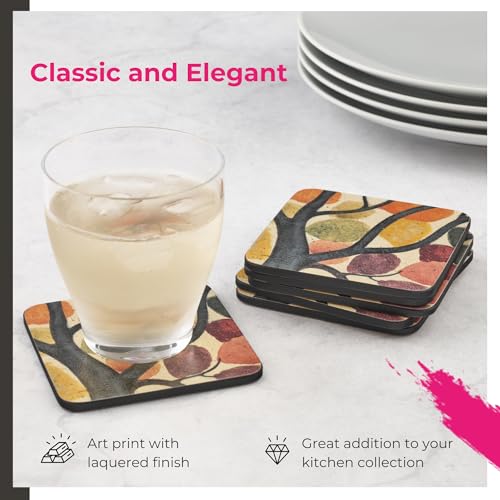 Pimpernel Dancing Branches Coasters, Set of 6 - Cosy Home Interiors Pimpernel Dancing Branches Coasters, Set of 6 - Image 5