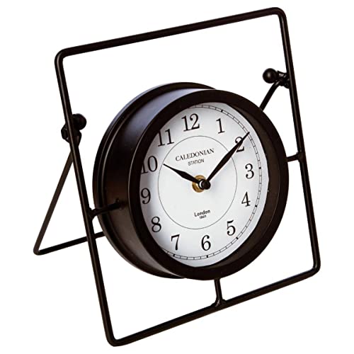 Atmosphera - Reloj de Mesa Casu - Metal - Negro - A. 23 cm