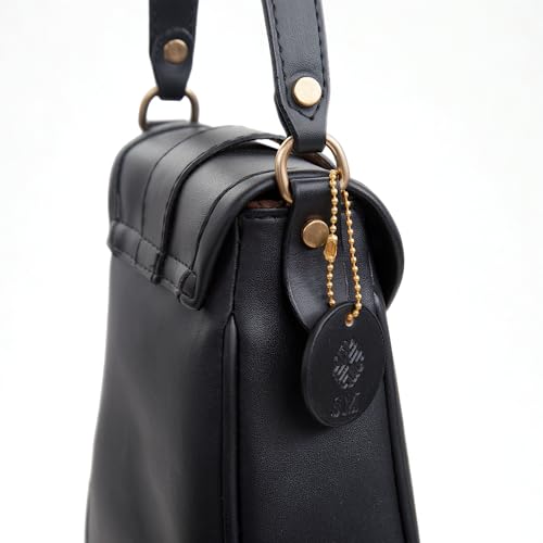 Image of SACCI MUCCI Women's Small Handbag /Cross-Body Phone Bag - Stylish PU Leather Mobile Purse with Adjustable Strap