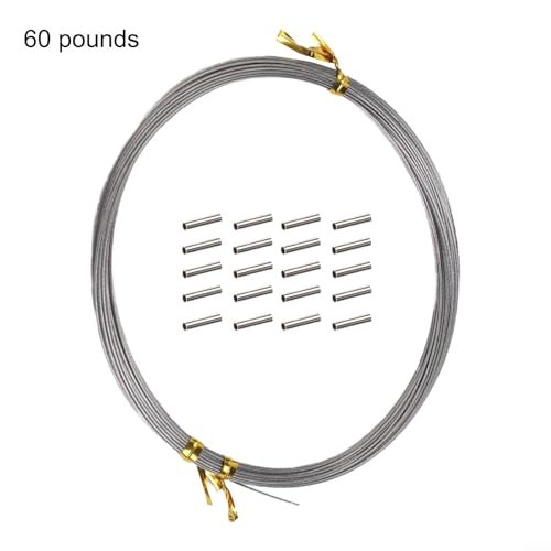 Cable líder para pesca en agua salada de acero inoxidable 304 miniatura 7