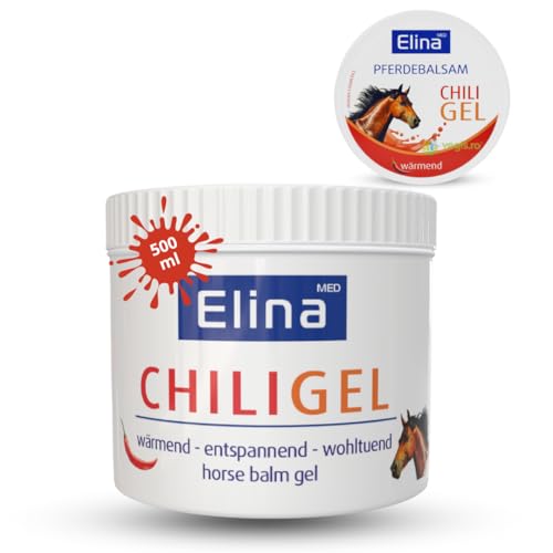 Balsamo de Caballo 500ml Efecto Calor | Gel Arnica Crema Antiinflamatoria | Crema dolores Musculares y Articulaciones | Gel Piernas Cansadas Circulación | Crema Calentamiento Muscular | Uso Topico