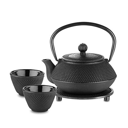 Velaze Cast Iron Teapot Set
