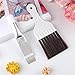 2Pcs Air Conditioner Fin Comb Cleaner Kit,AC Coil Cleaner Stainless Steel Fin Comb,Refrigerator Coil Cleaning Whisk Brush Evaporator Radiator Repair Clean Tool