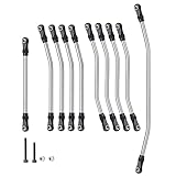 Benedict Harry 10PCS Stainless Steel Link Rod Linkage for Axial Wraith AX90018 90020 90031 90045 90056 Upgrade Parts