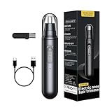 Recortador De Nasal | Mini, Tamaño de Bolsillo - Recortador Nasal Recargable por USB - para Caballeros Niños Adultos Personas Mayores Padre Esposo Rutina de la Mañana Viaje Residencia Salón