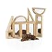 Guidecraft Mirror Blocks Set - 10 Pcs. Kids Learning & Educational Toys, Stacking Blocks, Block Play Accessory Set, Reflection Toy for Toddlers