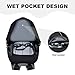 MIYCOO Backpack - Ultra Lightweight Packable Backpack for Travel Camping, 45L Hiking Back Pack Waterproof Foldable Daypack for Men Women Black