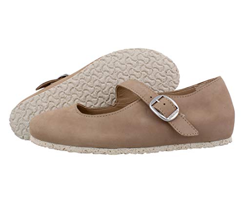Zapatos Mary Jane Tracy de nobuk negro: estilo elegante y comodidad para tu día a día