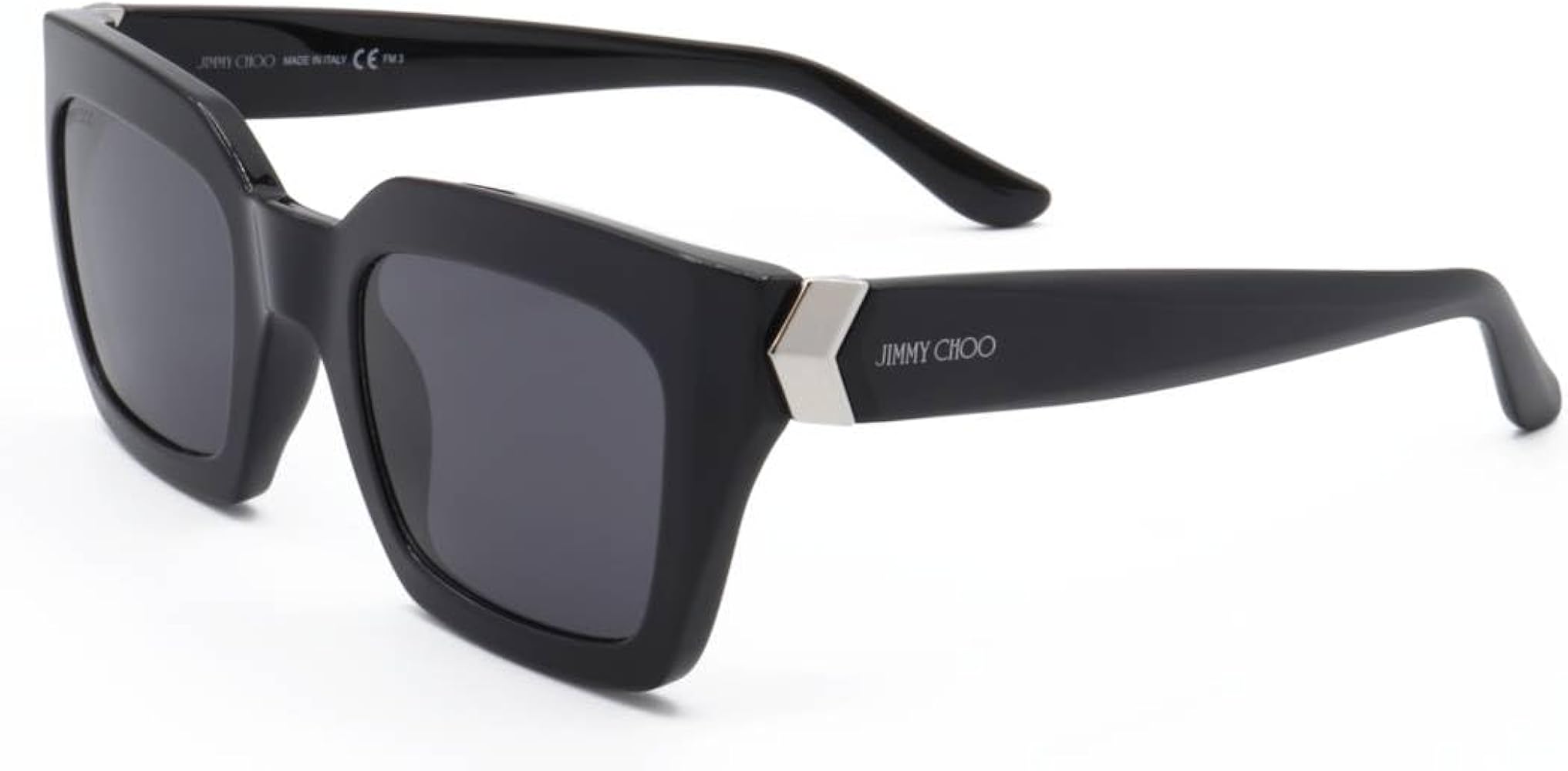 Amazon.com: JIMMY CHOO Rectangular Maika Sunglasses 807IR Black Amazon.com: JIMMY CHOO Rectangular Maika Sunglasses 807IR Black