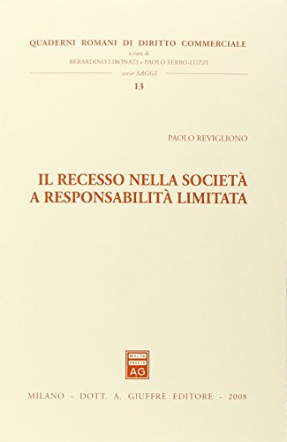 Recesso nella societa' a responsabili
