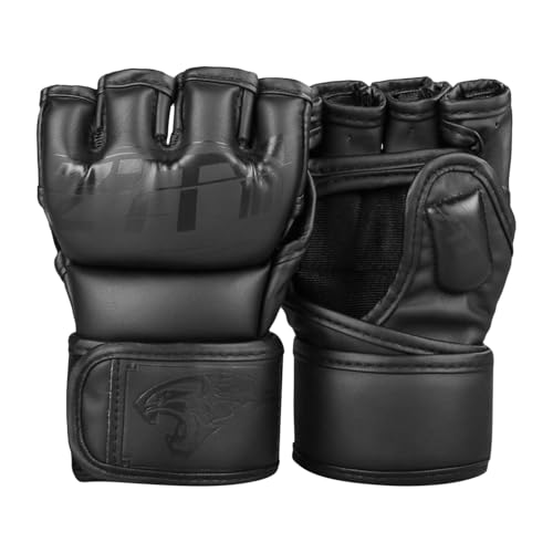 Gants de boxe demi-doigts pour éviter la transpiration et protéger les mains au sac de frappe