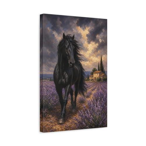 Toile lavande de Provence pour une déco de salon chaleureuse et lumineuse