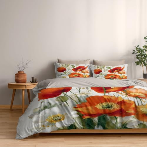 Parure de lit 240x260 cm en microfibre douce et chic sans repassage requit