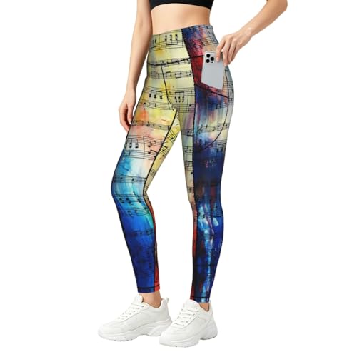 Pantalones de yoga vintage elásticos con cintura alta y mallas deportivas para gimnasio