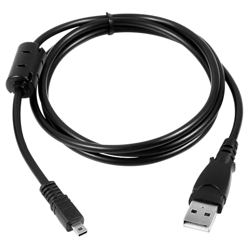 MaxLLTo Cable de datos de sincronización USB de repuesto para cámara FujiFilm Finepix S2980 S3250 S3280 S3450 S4000 S4200 S4300 S4430 S4450 S4500 S4530 S4600 S4700 S4700 S4500 S4530 S4600 S4700 S4700