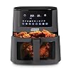 DASH 7qt Clear View Digital Air Fryer Forged Iron