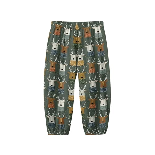 Image of Unisex Little Kids Yoga Trousers Bohemian Beach Pants Baggy Harem Activewear for Boys and Girls Age 3-10