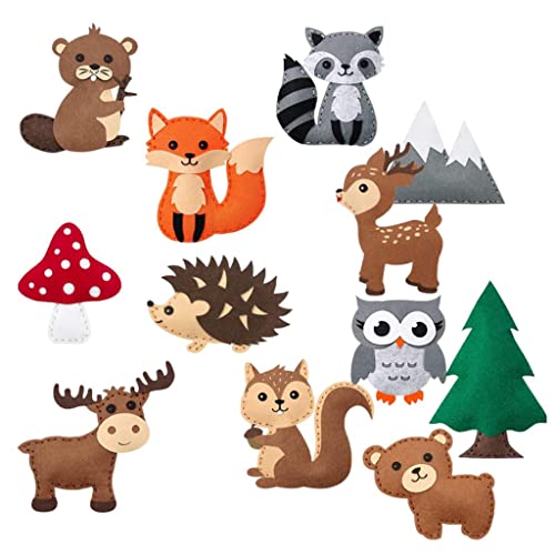 Kit couture feutrine animaux, le cadeau créatif parfait pour un anniversaire