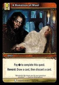 World of Warcraft TCG - A Donation of Wool HoA-351 - Heroes of Azeroth