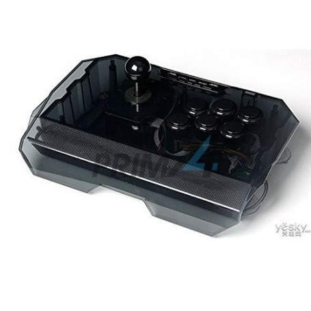 DTC - QanBa Thunder Series N1-Q Joystick Professional Gamepad Arcade Games eSport for Playstion3/PC/Android - Transparent All Black