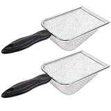 SKISUNO 2piezas Palas De Malla para Playa y Mascotas para Filtrar Arena y Limpiar Comida