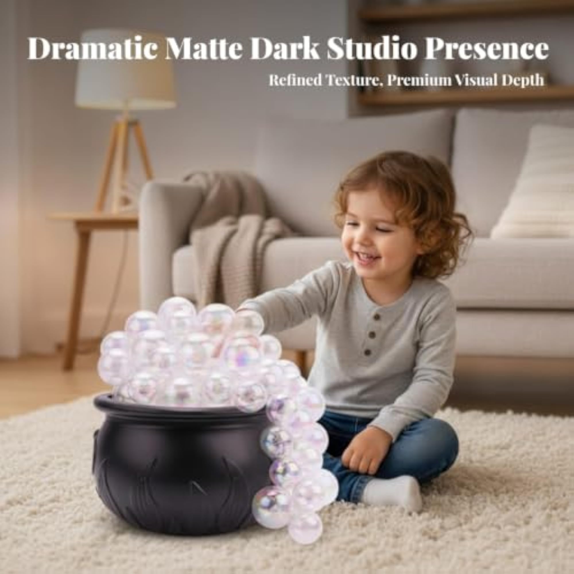 Light-up Witch Pot for Halloween Decor