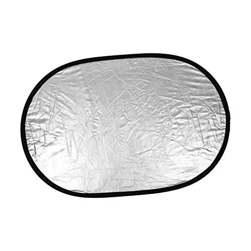 Artibetter Collapsible Oval Light Reflector Dual Sided and Photography Diffuser Panel for Studio and Outdoor Lighting Portable Reflector for Photography