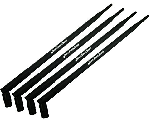 Super Power Supply 4 x 9dBi 2.4GHz 5GHz Dual Band WiFi RP-SMA Antennas