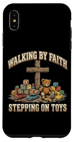 Walking By Faith Stepping On Toys �N���X�`���� �}�} �X�}�z�P�[�X iPhone XS Max �p