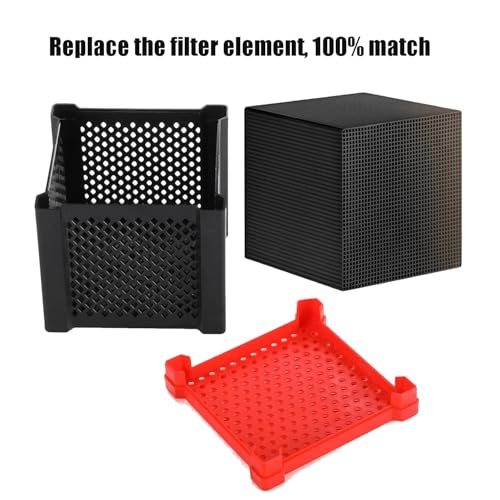 Image of Cubic Water Trough Filter,eco Aquarium Cube Filter, Activated Carbon for Ponds,Fish Tank,Stock Tank for Horses,3.9X3.9X3.9in