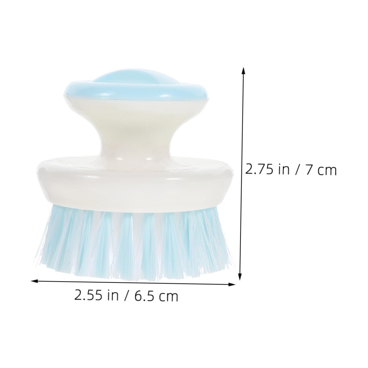 BEBEMOKO 2pcs Ergonomic Plastic Dish Brush Versatile Scrubber for Pots Pans and Kitchen Cleaning Oil Resistant Design for Home and Restaurant Use