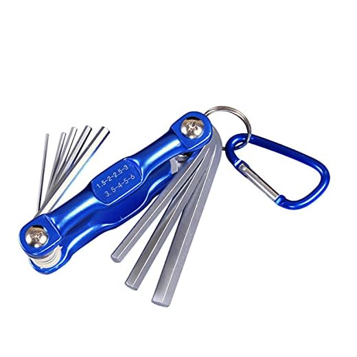 Klapp-Inbusschlüsselsatz Metrischer und Zoll-Torx-Sechskant-Schraubendreher Metrischer Torx-Innensechskant 8-teiliger Satz