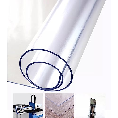 Nappe de protection de table PVC transparent givré antibactérien - 4
