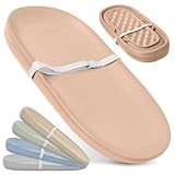 Picture of Jool Baby Waterproof Baby Changing Pad - Easy to Clean, Lightweight & Portable - Large Foam Cushion for Comfort (Peach)