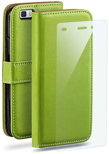Kit de protection Huawei P8 Lite 2015 moex étui vert et film écran total