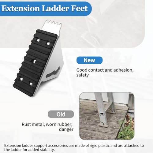 Pieds pour échelle d'extension instable : Solution de rechange aluminium séries D