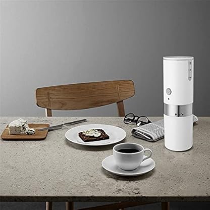 200 ml elektrische Kaffeemaschine, tragbarer Kapselhersteller mit eingebautem Filter, Handmühle – Bild 7