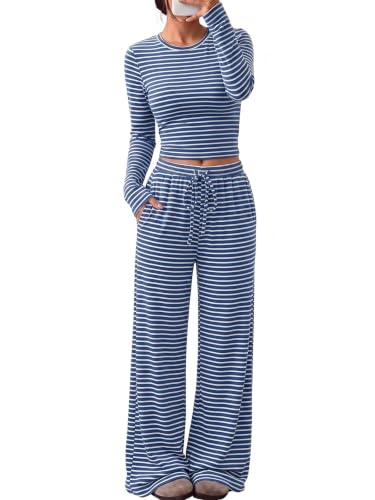 Image of Trendy Queen Women's 2 Piece 2026 Fall Fashion Lounge Set with Pockets