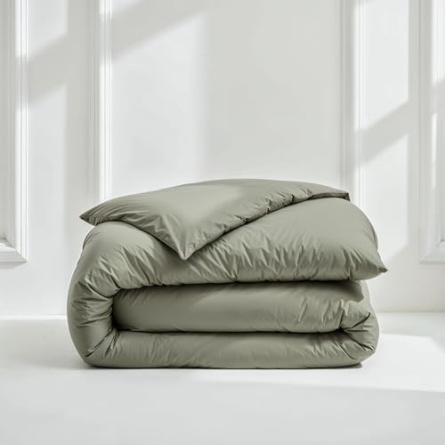 Image of Italic Luxe 100% Australian Cotton Bedding Bundle - 400 Thread Count - California King - Breathable & Luxurious - Includes Deep Pocket Fitted Sheet, Flat Sheet & Pillowcases (Moss)