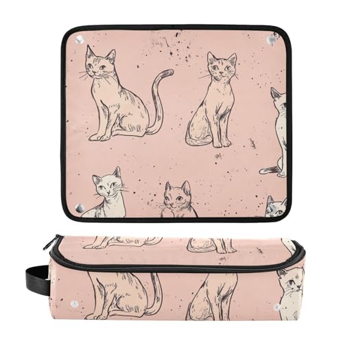 Bolso organizador resistente al calor para herramientas de cabello miniatura 3