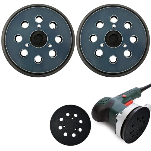 2 Discos Abrasivos para Lijadora Orbital, Almohadillas de Repuesto para M9204, BO5030, BO5031, DBO180Z, BO8041, DBO180RMJ, BO5041, BO5010, BO5011, BO5012