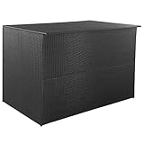 Nuestra caja de almacenamiento de ratán sintético será ideal para almacenar cojines de los muebles de jardín, almohadas, mantas o toallas, al igual que otros artículos del hogar y mucho más.