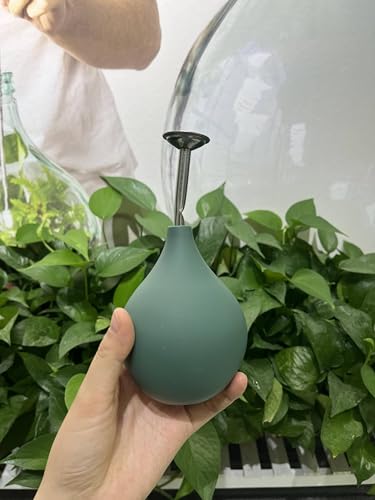 Allrounda Gießbrause Ball Sprüher Edelstahl Ausguss, Gießkannen Alternative für kleine Pflanzen Stecklinge Blumen Setzlinge (Dunkelgrün)