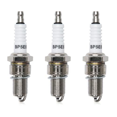 Mtanlo Lot de 3 BPR5ES Bougie d'allumage pour Torche NGK 7734 GX160 GX120 GXV120 GXV160 F5RTC, Compatible avec GCV160 GCV190 GCV135 Moteur, Remplacer pour 98079-55846