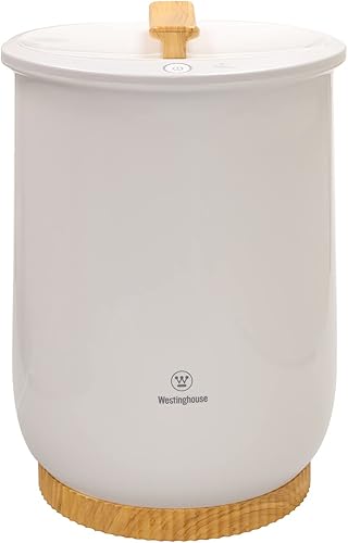 Westinghouse Estilo de cubo de lujo, calentador de toallas grande para baño, calentamiento rápido, apagado automático, se adapta a hasta dos toallas