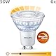 Philips LED Classic GU10 Lampen Warm Glow 6-er Pack (50 W), dimmbare Reflektor LED Spots mit warmweißem Licht, energiesparende Lampen mit langer Nutzlebensdauer