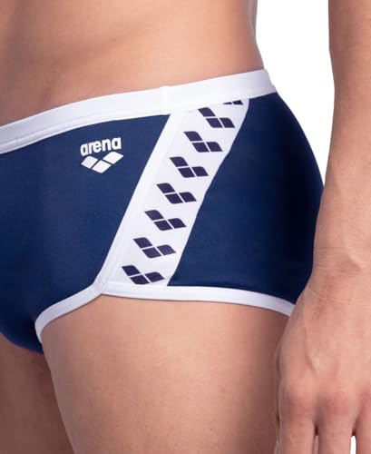 Image of ARENA Performance Men's Icons Solid Low-Waist Swim Brief Short Athletic Swimsuit