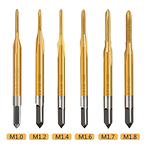 KolotovichTool 10-24 Spiral Point 2FL Plug Tap High Speed Steel Fastener Kit Bolt Set RE-0630DD