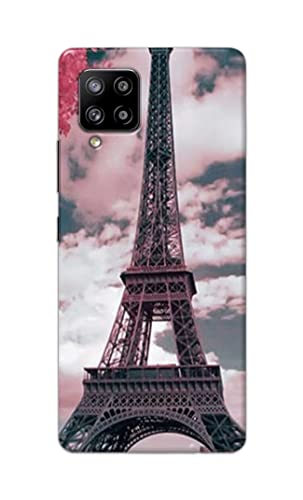 Image of Lovers Famous Place Eiffel Tower in Paris Hard Back Case Cover for Samsung Galaxy M42 5G / Samsung Galaxy A42 5G Back Cover -(J5) VNS2227
